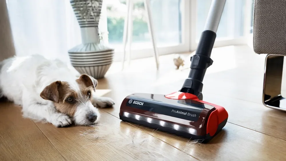 Bosch Štapni usisivač Unlimited 7 ProAnimal BBS711ANM, 18 V, 0.3 l, Crno-crveni