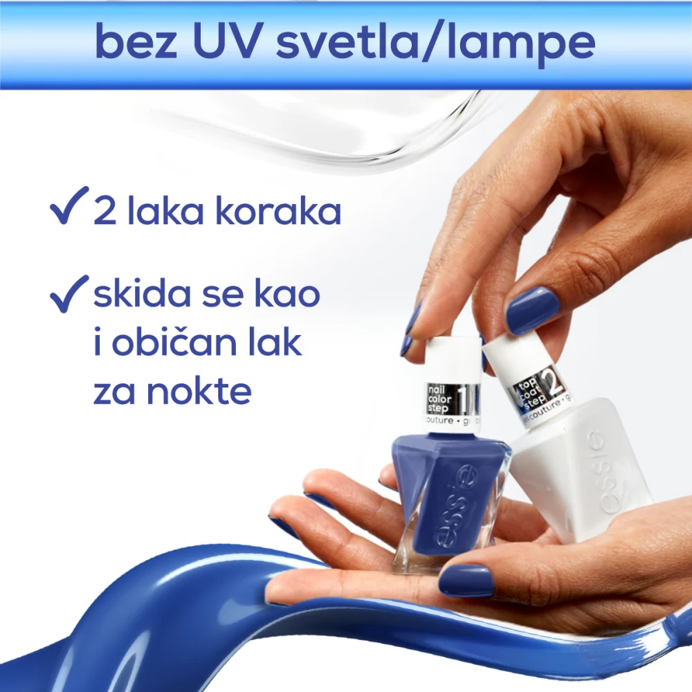 Essie Gel By Essie dugotrajni lak za nokte 10 Sheer fantasy