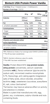 BioTechUSA Protein u prahu sa kreatinom, Vanila, 4 kg