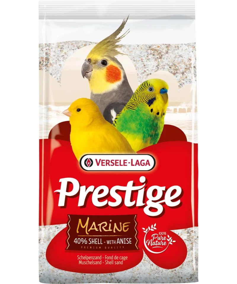 VERSELE-LAGA Podloga za ptice sa Školjkama Prestige Shell Marine 5kg