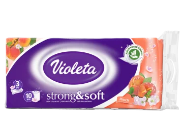 VIOLETA Toaletni papir breskva 10/1 3sl.