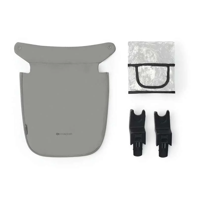 Kinderkraft Kolica za bebe 3u1 Newly, Siva