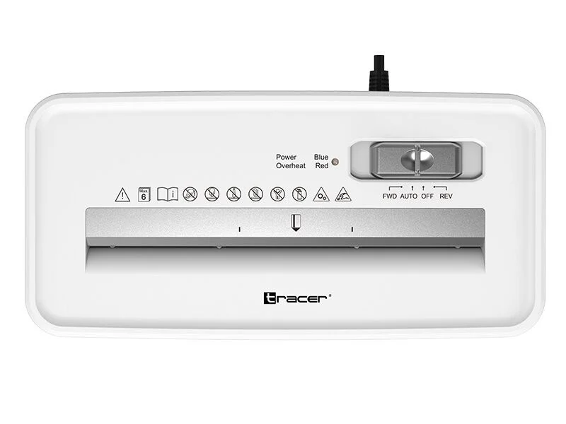 Tracer Uništavač papira i kreditnih kartica Razor 3, 10 l, Beli