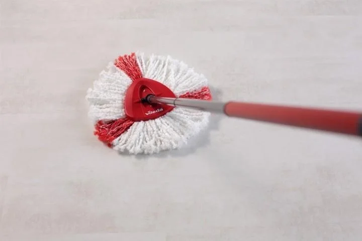 Vileda Refil za Turbo mop 2u1, Mikrovlakna, Crveno-beli