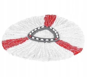 Vileda Refil za Turbo mop 2u1, Mikrovlakna, Crveno-beli