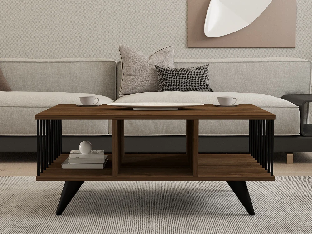 Hanah Home Klub sto Bert 90x40x60​cm Orah