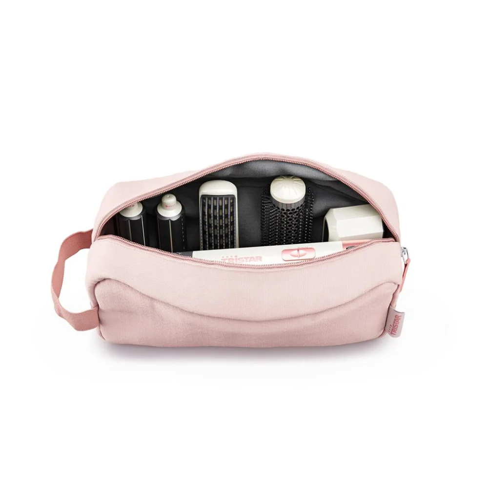 Tristar Stajler za kosu sa 5 nastavaka HD-2470, 1000 W, Belo-roze