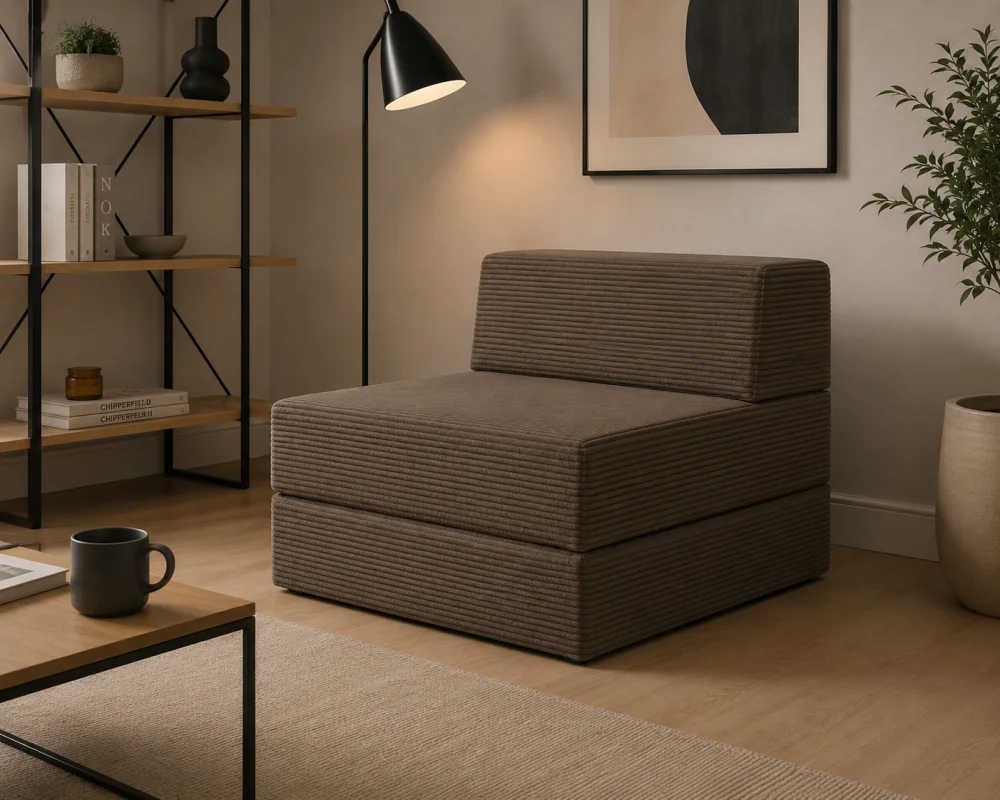 Fotelja Cube, 190x80 cm, Braon