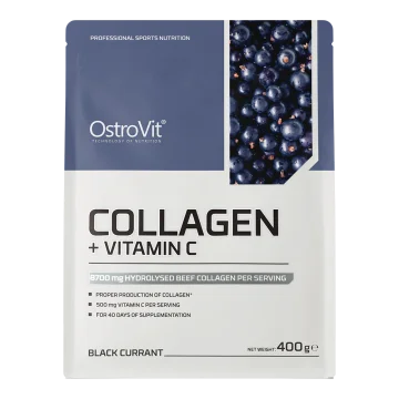 OstroVit Kolagen + Vitamin C, Crna ribizla, 400 g