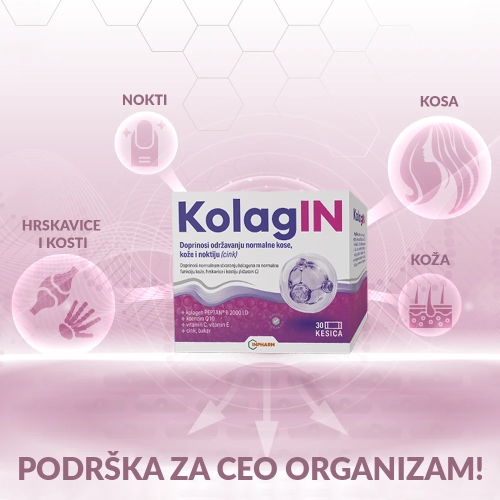 KolagIN, Inpharm,  kolagen, 30 kesica