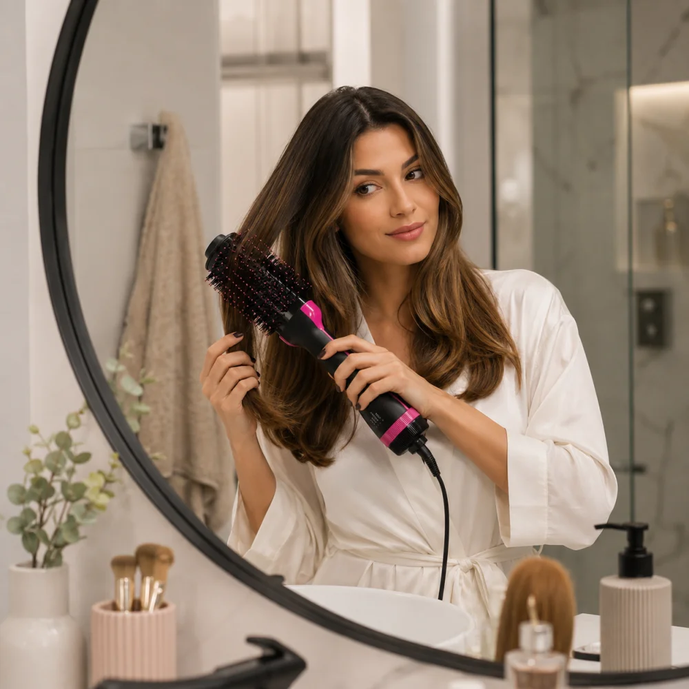 Četka za sušenje i volumen kose 2 u 1 STYLOOM, 1000 W