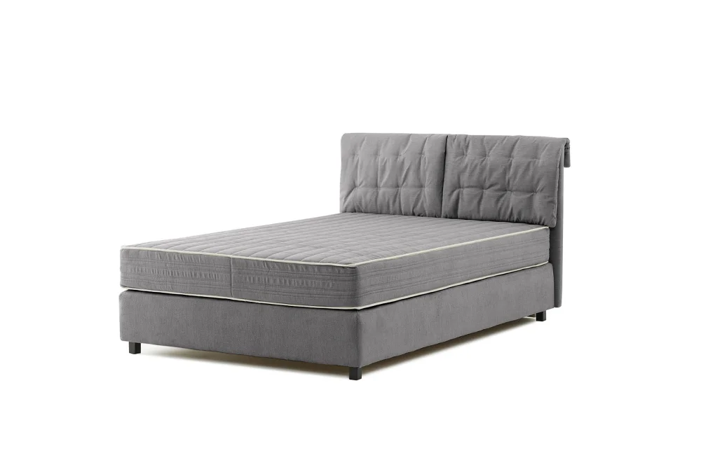 SIMPO Krevet Miran san 140 x 200 cmfiksni, Sivi