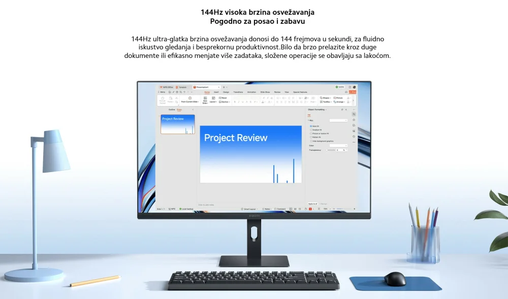 Xiaomi Monitor A24i EU 2026, 23.8", 144 Hz, Crni