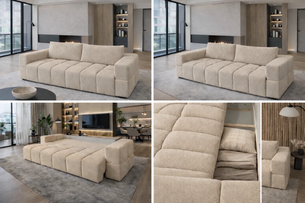 Grand Sistem 001 Trosed Notos, 235x100cm, Bež