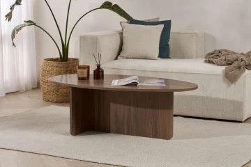 Nordure Klub sto Orba, 120x40x65 cm, Boje oraha