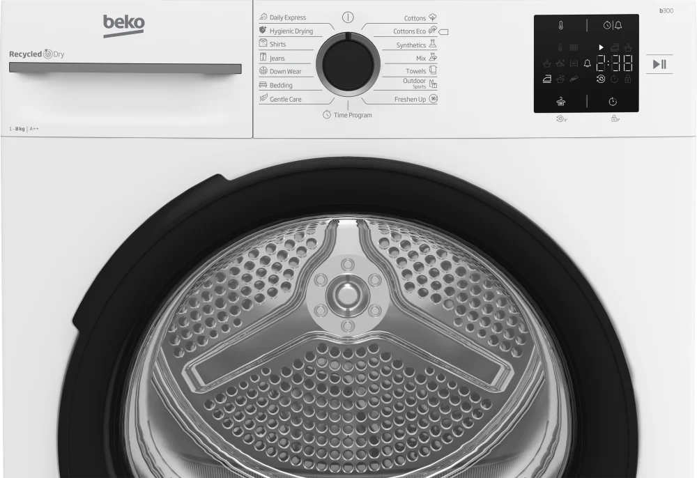 BEKO Mašina za sušenje veša BM3T38230V, 8 kg, Bela