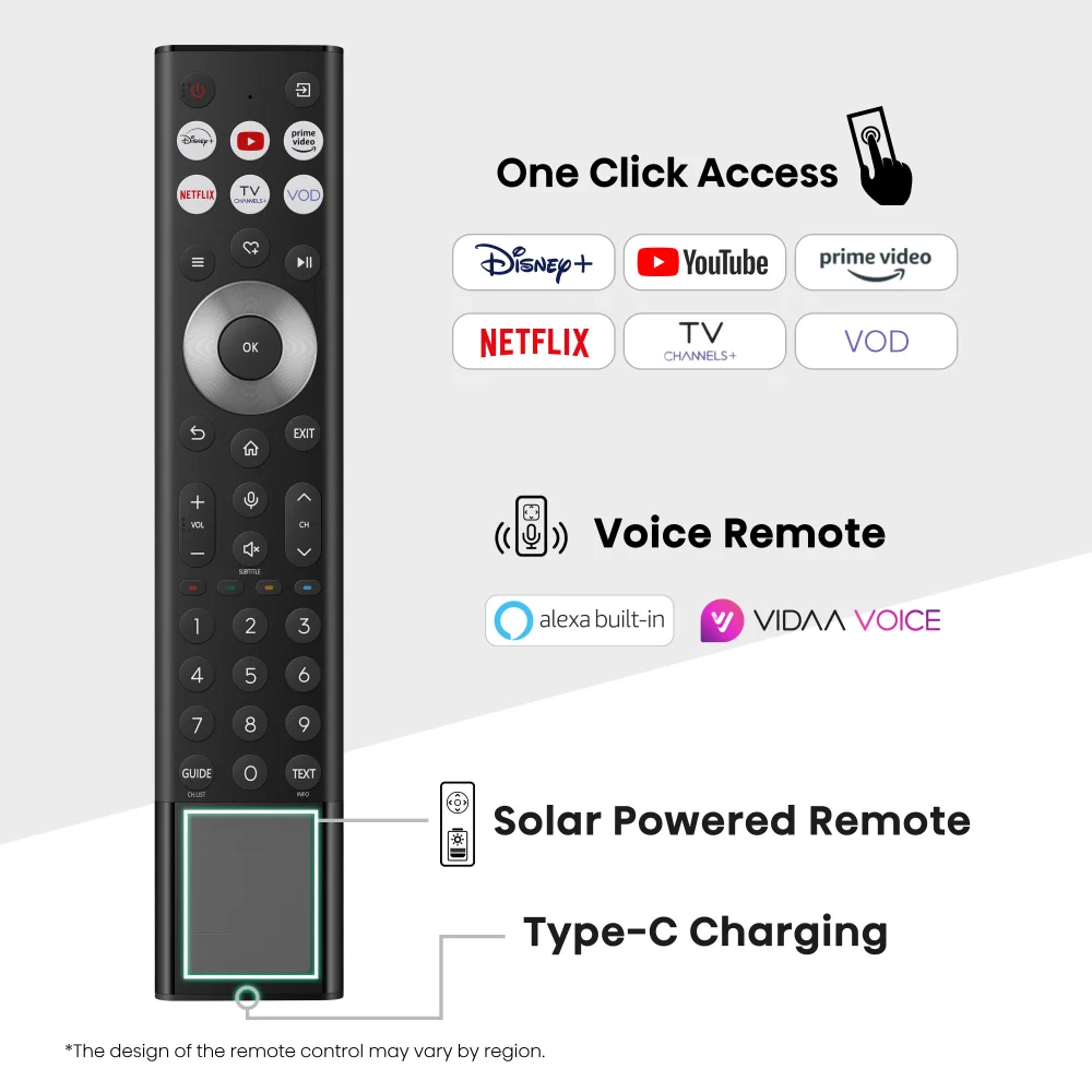 Hisense Televizor 55U8Q 55", MiniLED, 4K UHD, 165 Hz, Smart, Vidaa, Crni