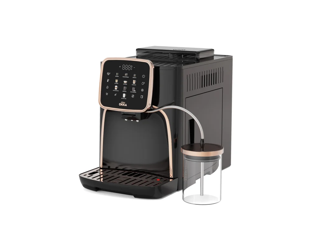 Arzum Okka Espresso automatski aparat Pro M OK0028-0400, Crno-bakarni