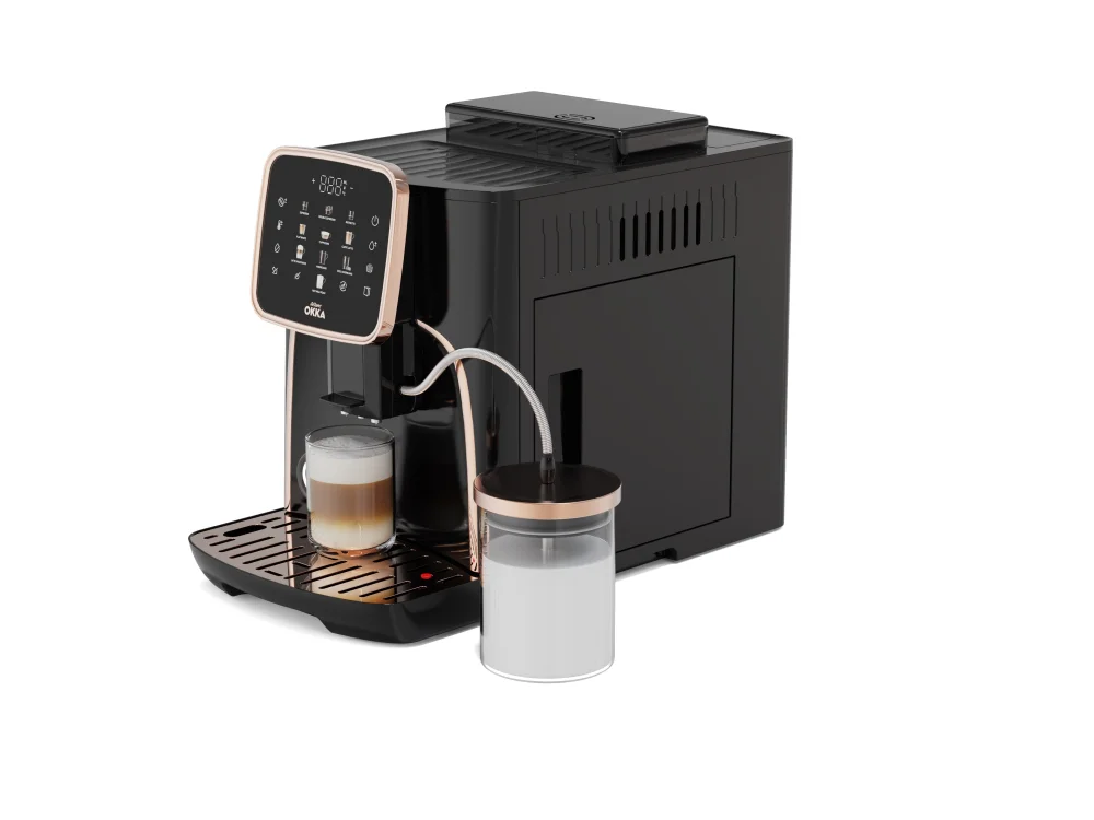 Arzum Okka Espresso automatski aparat Pro M OK0028-0400, Crno-bakarni