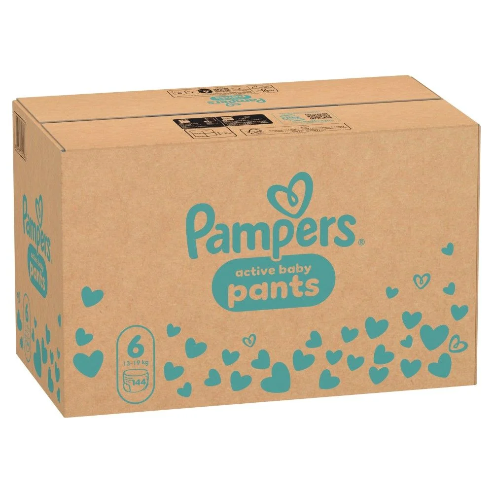 Pampers Pelene Pants 6, Monthly, 13-19 kg, 144/1
